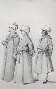 Albrecht Durer Three Orientals china oil painting artist